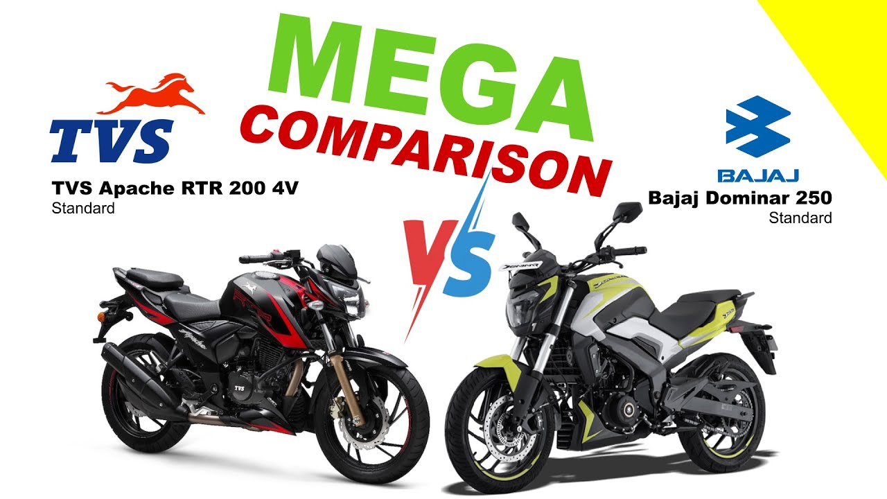 RTR 200 4V vs Dominar 250 | MEGA COMPARE | Bike Info