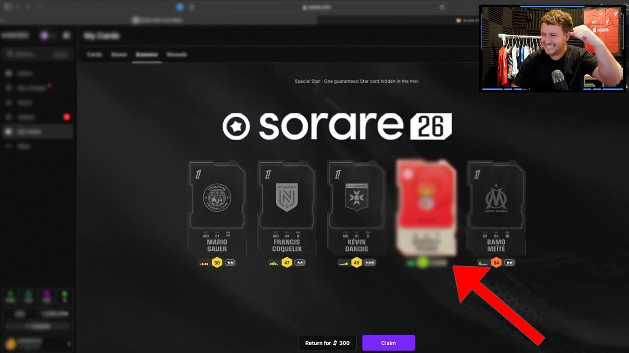 I Crafted a STAR on Sorare 26 🌟