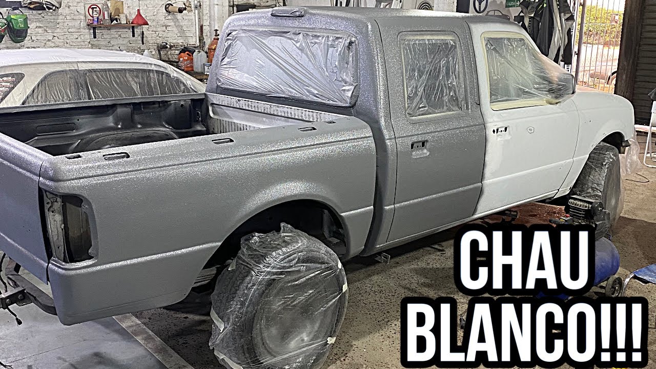 Pintando la camioneta con texturado NARDO GREY