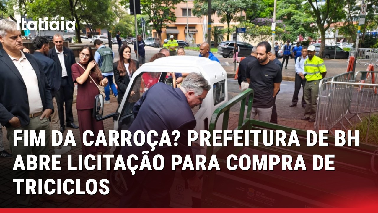 PREFEITO DE BH ASSINA DECRETO QUE ABRE LICITAÇÃO PARA COMPRA DE TRICICLO QUE VAI SUBSTITUIR CARROÇA