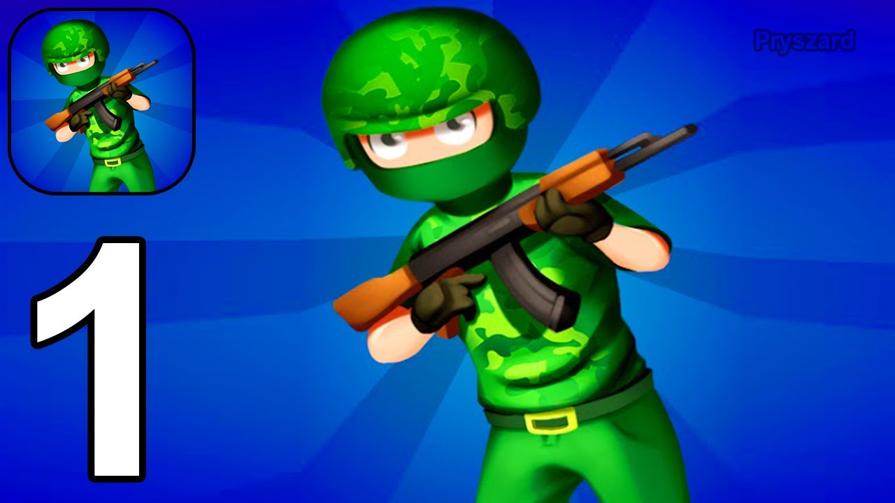 Stickman War 3D: Shoot N Merge - Gameplay Walkthrough Part 1 Stick War Army Commander Merge Game