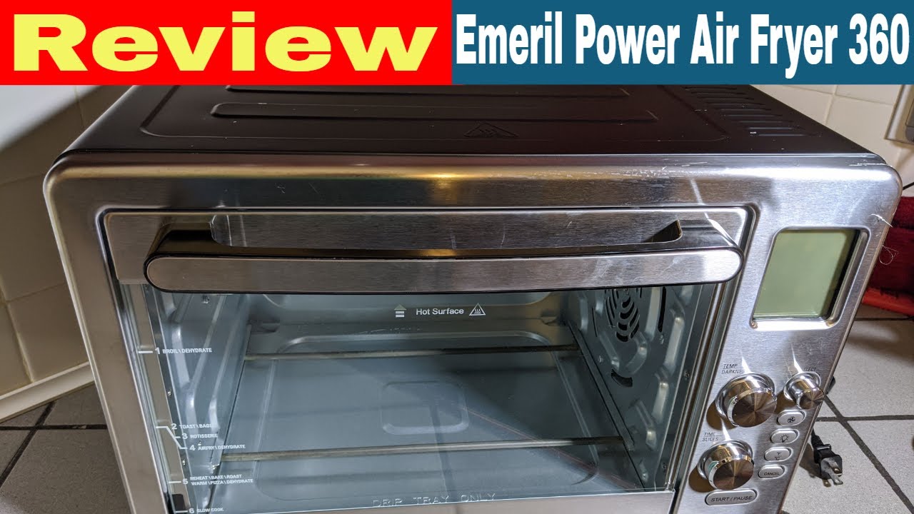 Emeril Lagasse Power Air Fryer 360 XL, Rotisserie, Review, Unboxing