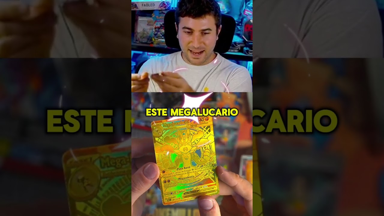 Esta NO es una Carta Pokémon DORADA cualquiera 😮... El Año de las MEGA ✨✨