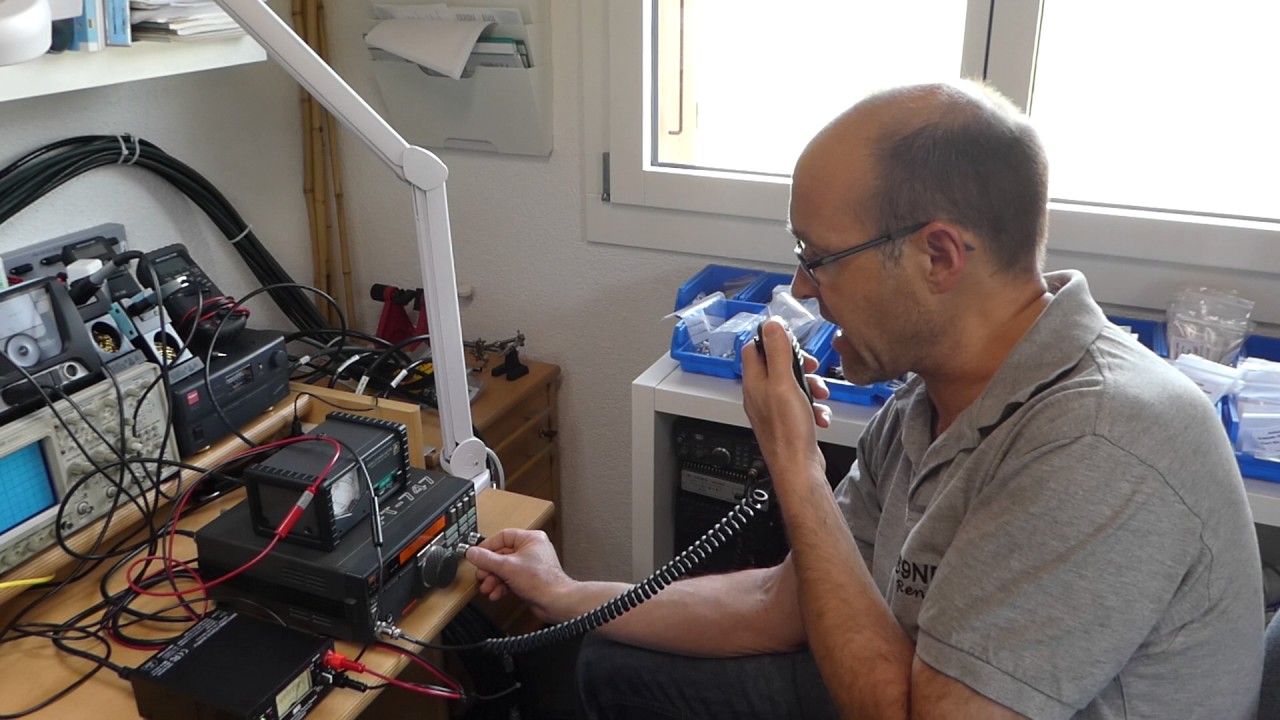 QSO HB9NBG mit W1RE auf 20m mit FT 747 + HyGain AV 620 am 4.3.2017