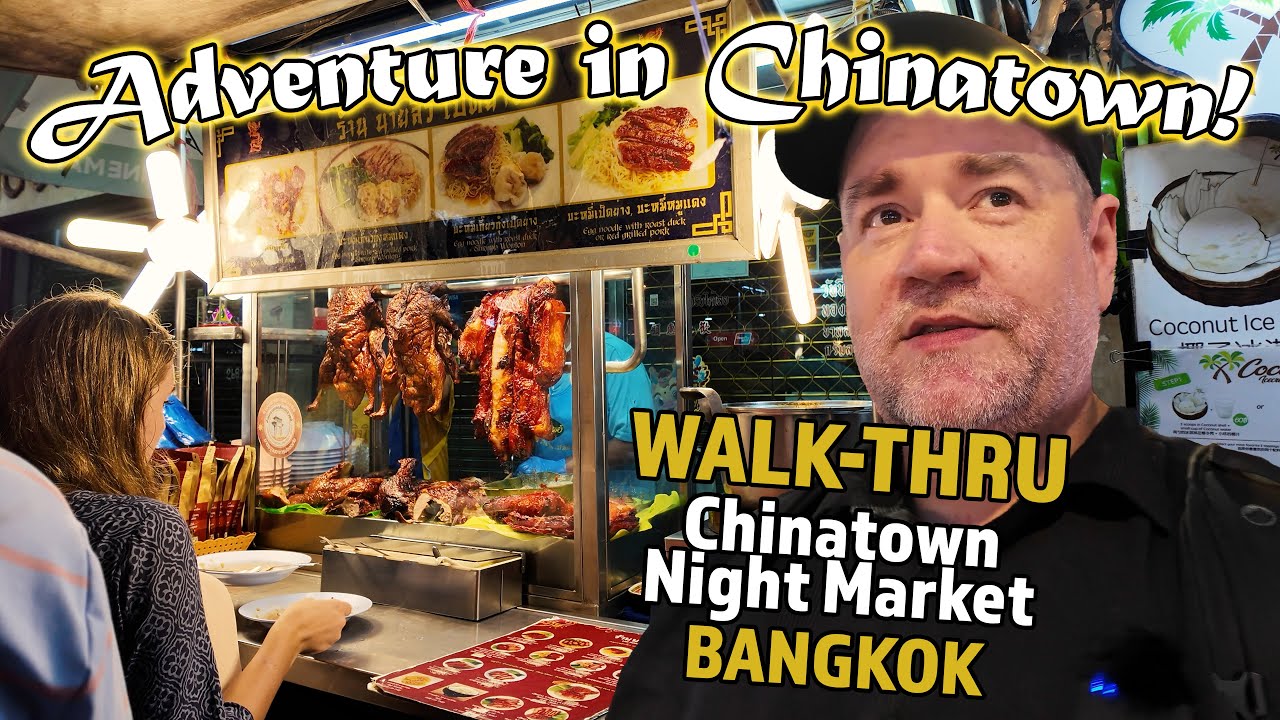 Adventure in Chinatown Night Market, Bangkok!