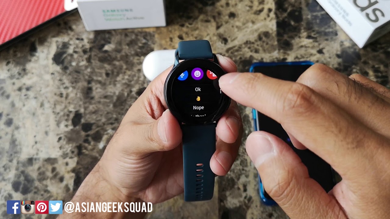 Phone Calls and Texting (SMS) - Samsung Galaxy Watch Active
