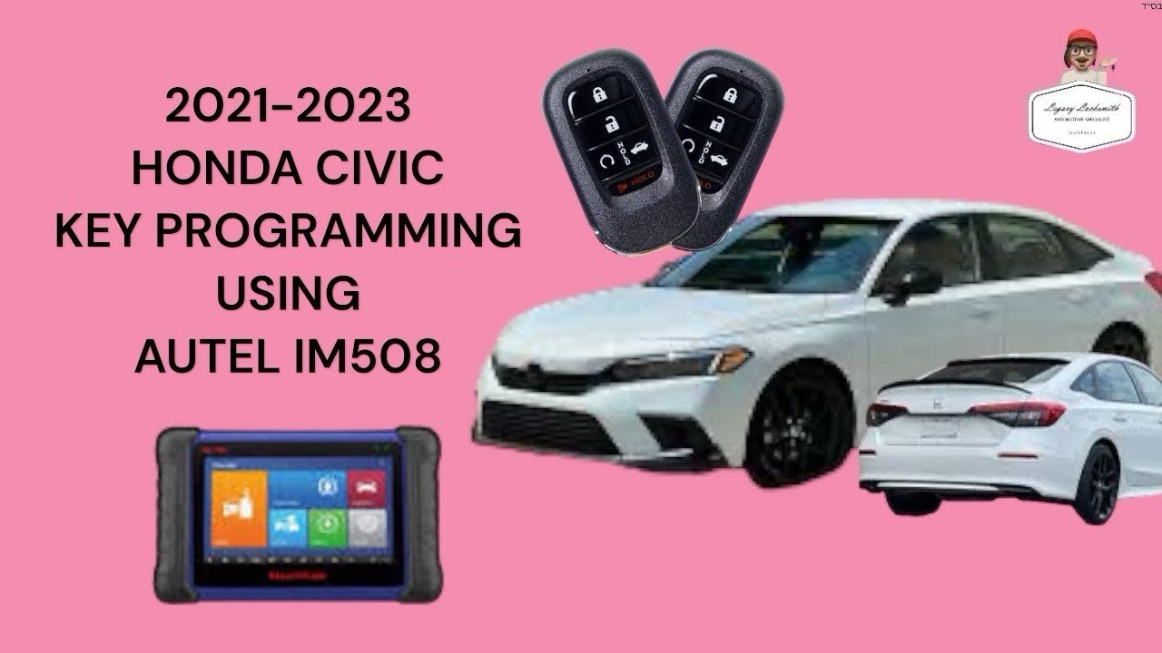 HOW TO PROGRAM A KEY FOR 2021-2023 HONDA CIVIC USING AUTEL 508