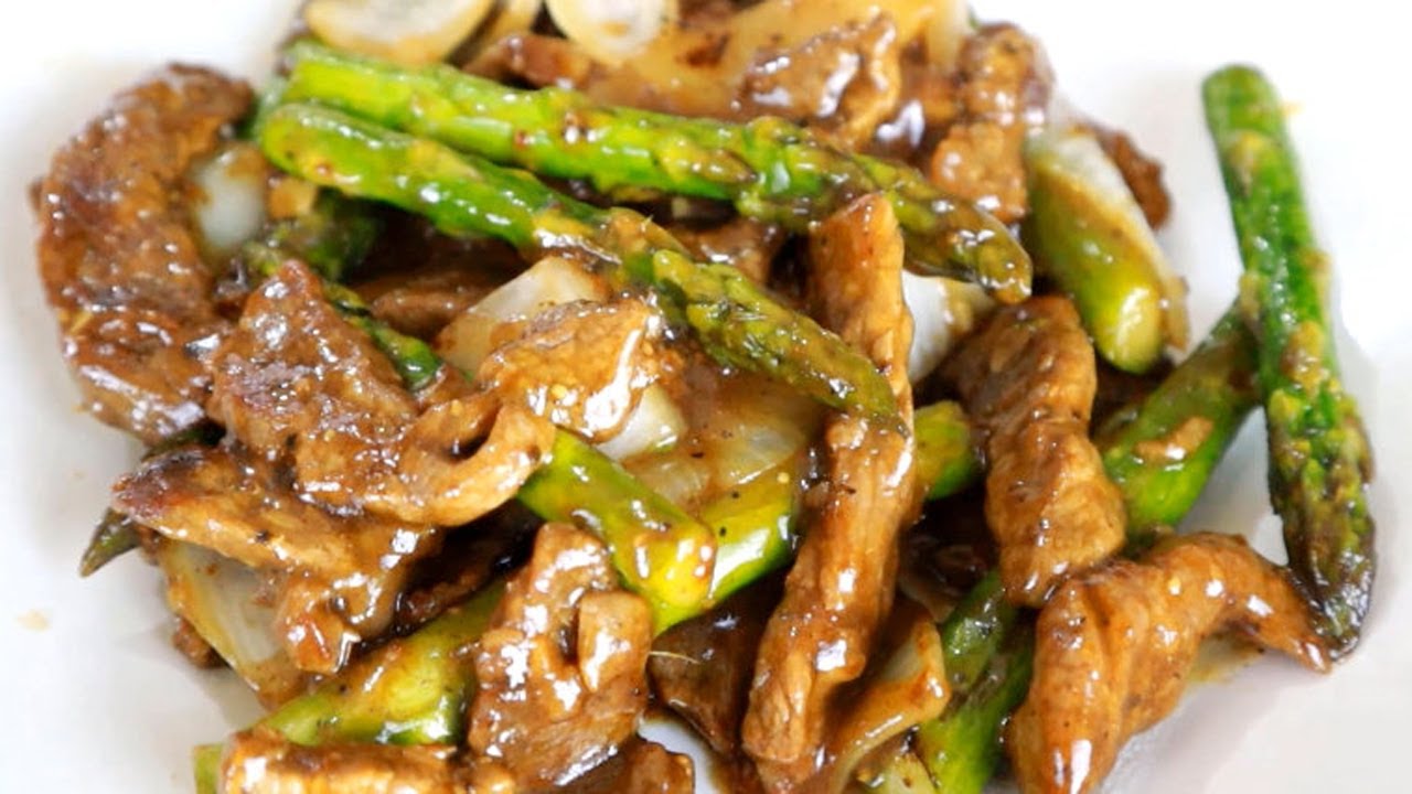 CARNE CON ESPARRAGOS COMIDA CHINA ORIENTAL | COCINABLOG #iriscocinablog