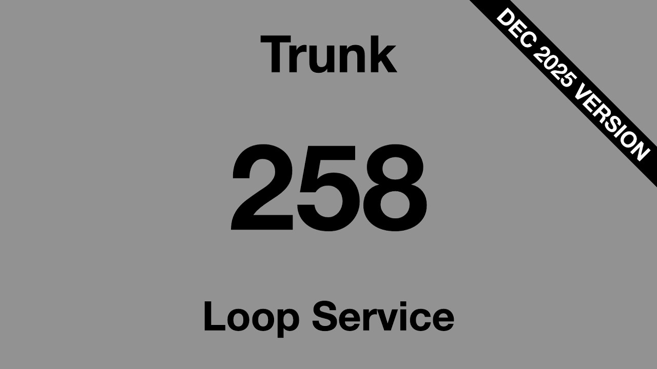 [SMRT Buses] Trunk Bus Service 258 Hyperlapse