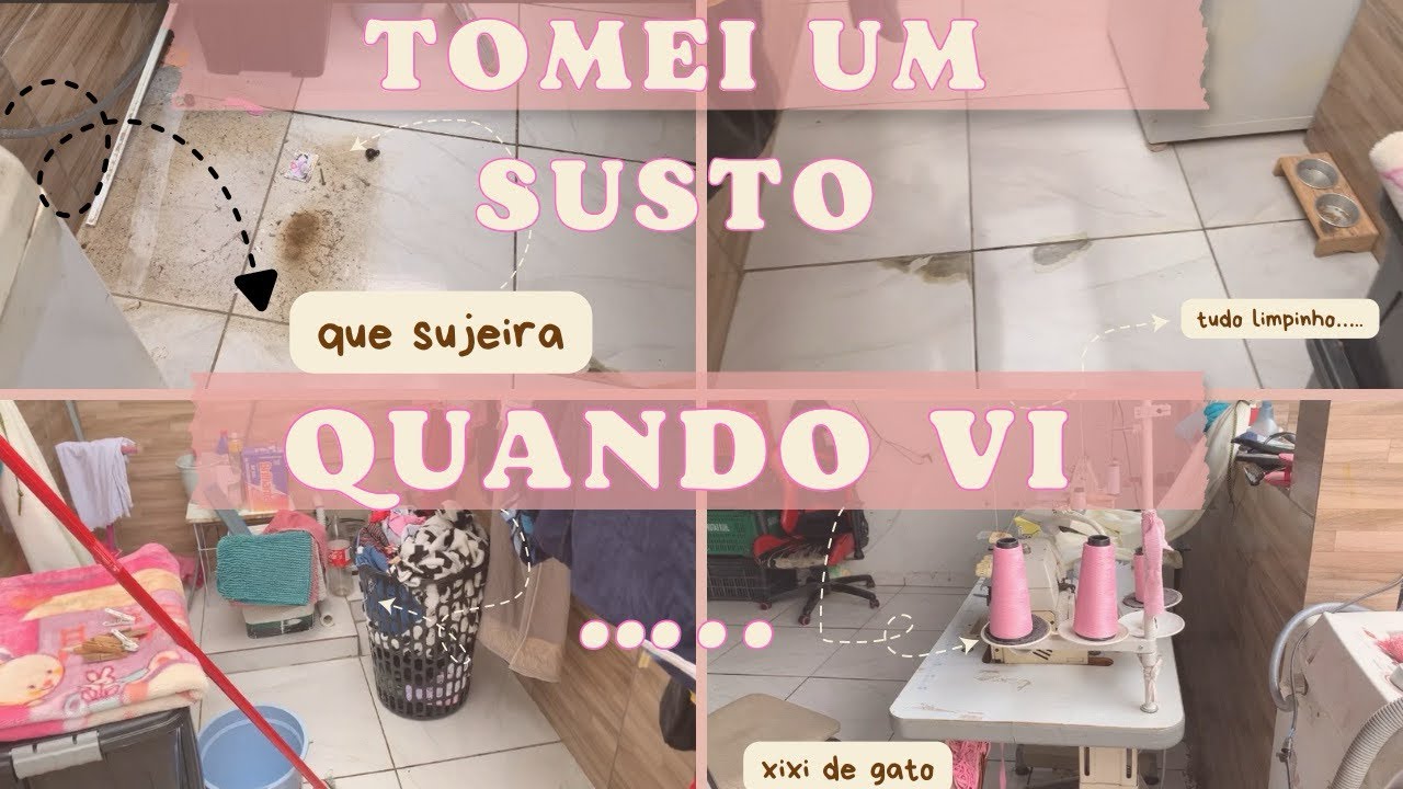 👉 “MINHA LAVANDERIA ESTAVA UM NOJO 😱 Olha o que eu fiz!”