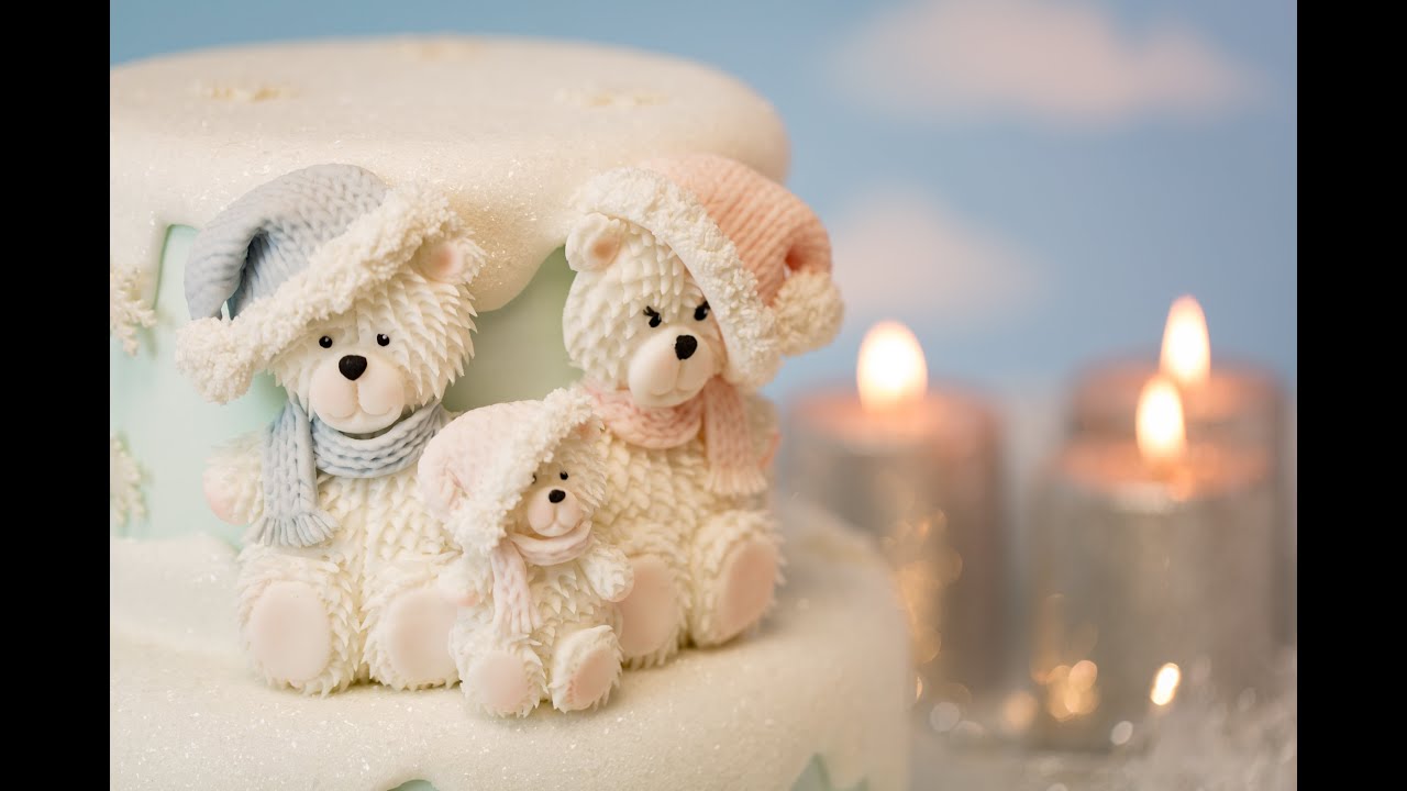 Karen Davies Cake Decorating Moulds / molds - Teddy - free beginners tutorial