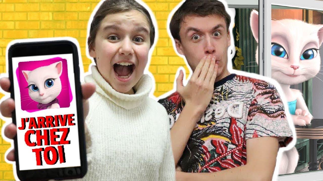 TALKING ANGELA VIENT CHEZ NOUS ! INSTAGRAM EST HANTÉ ! [SKETCH]
