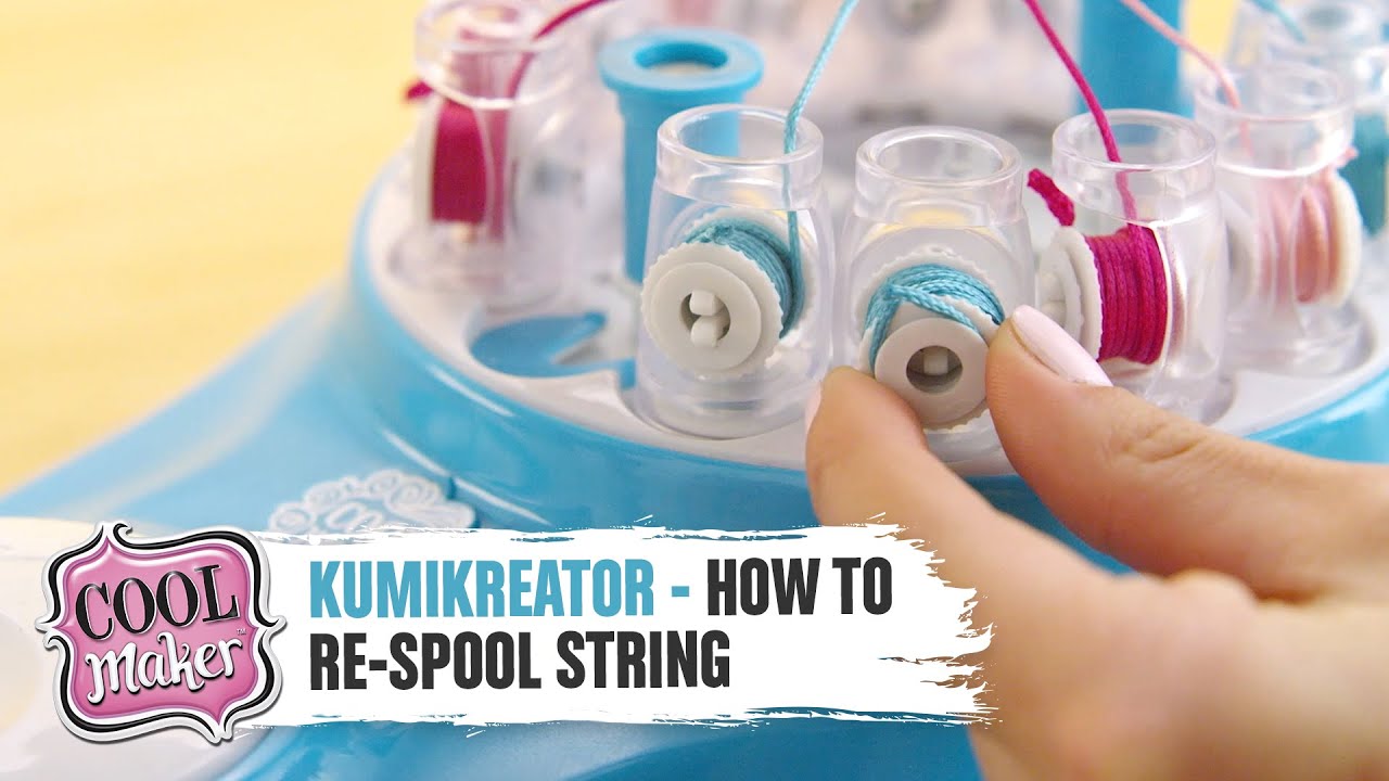 Cool Maker | KumiKreator | How to Re-Spool String