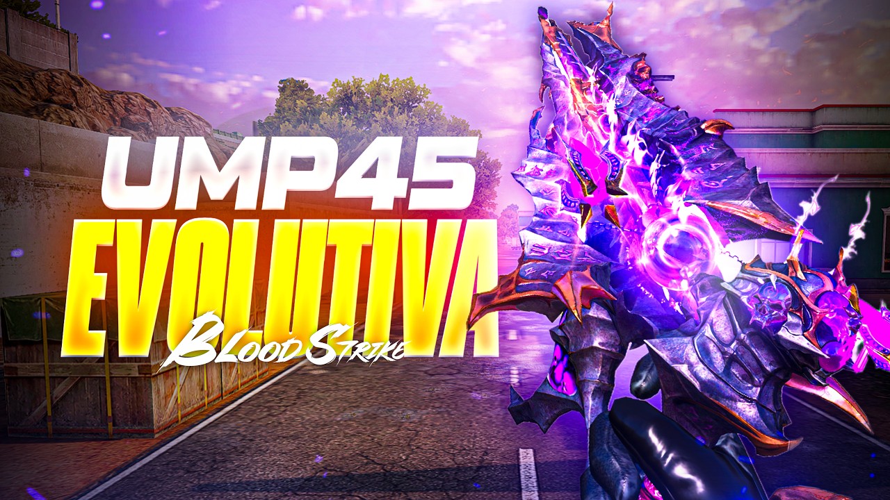 ELIMINEI GERAL COM A NOVA UMP45 EVO DO BLOOD STRIKE! 🔥 (UMP45 - ABANDONADA)