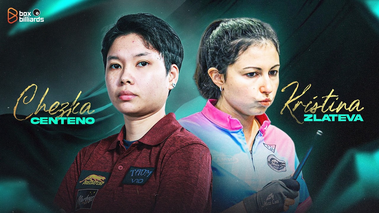CHEZKA CENTENO vs KRISTINA ZLATEVA | BOX BILLIARDS - BEST Of CHEZKA CENTENO