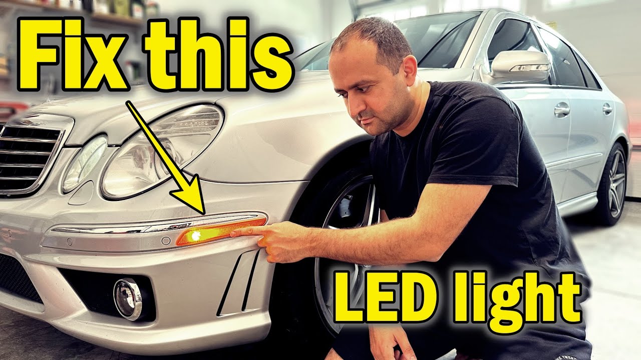 How to Install Side Marker Lights on a Mercedes W211 | Auxito LED lights
