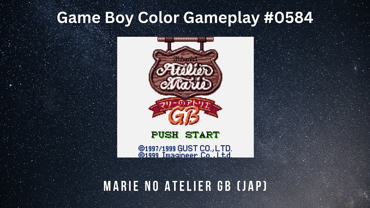 Marie No Atelier GB (JAP) (Game Boy Color / Gameplay #0584)