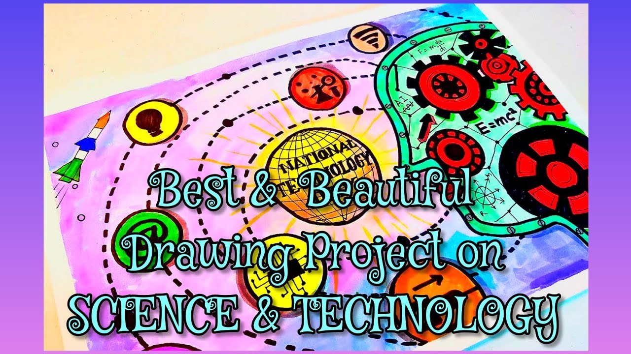 National Technology Day poster/Technology day drawing/class10 science project ideas