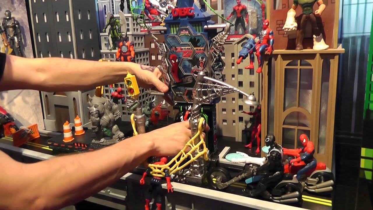 Marvel’s Ultimate Spider Man vs. The Sinister 6 Action Figures and Web City Playset
