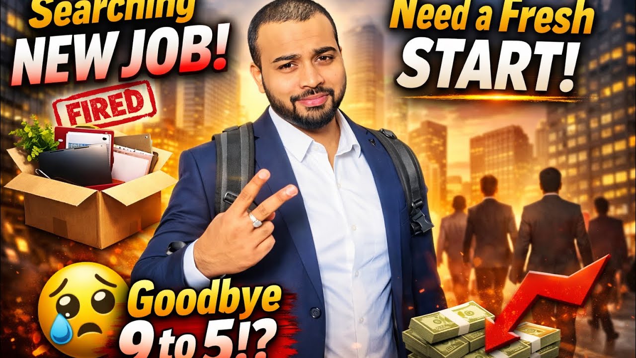 I Got Fired? 😳 Searching New Job | Goodbye 9 to 5 | My Career Restart 2026