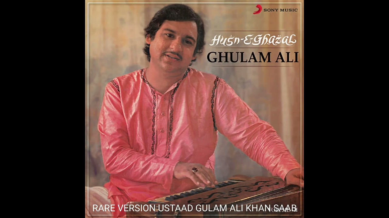 USTAD GHULAM ALI LIVE1980. RARE VERSION .. JINKE HOTHON PE HASI.....