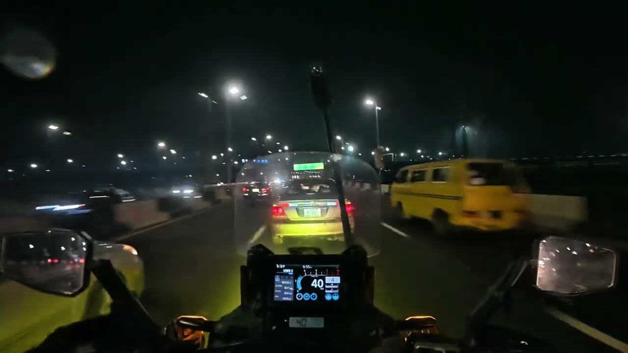 Africa Twin vs Night Riding in Lagos, Nigeria
