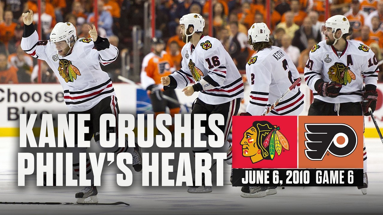 FULL REPLAY: Kane's Cup-Winning Goal | Blackhawks vs Flyers | 2010 Stanley Cup Game 6