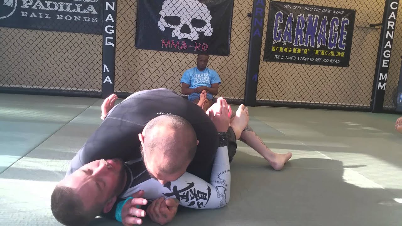 Ezekiel choke from half guard