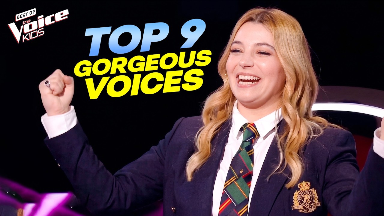 TOP 9 BEAUTIFUL Voices That Don't Belong on EARTH | The Voice Kids