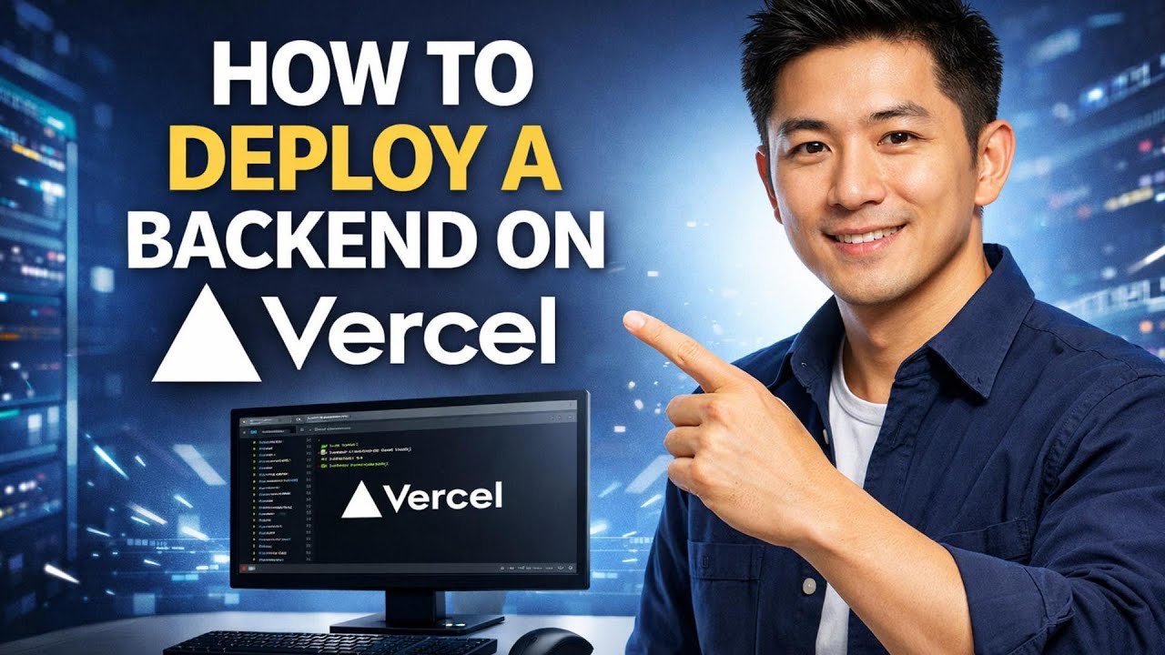 How to DEPLOY a BACKEND on Vercel (Step by Step)