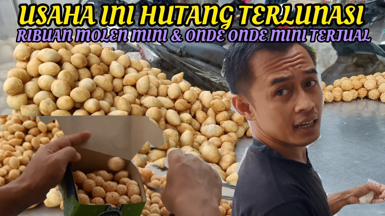 super cepat || ketrampilan membuat onde-onde mini dan tersedia molen mini || ribuan terjual