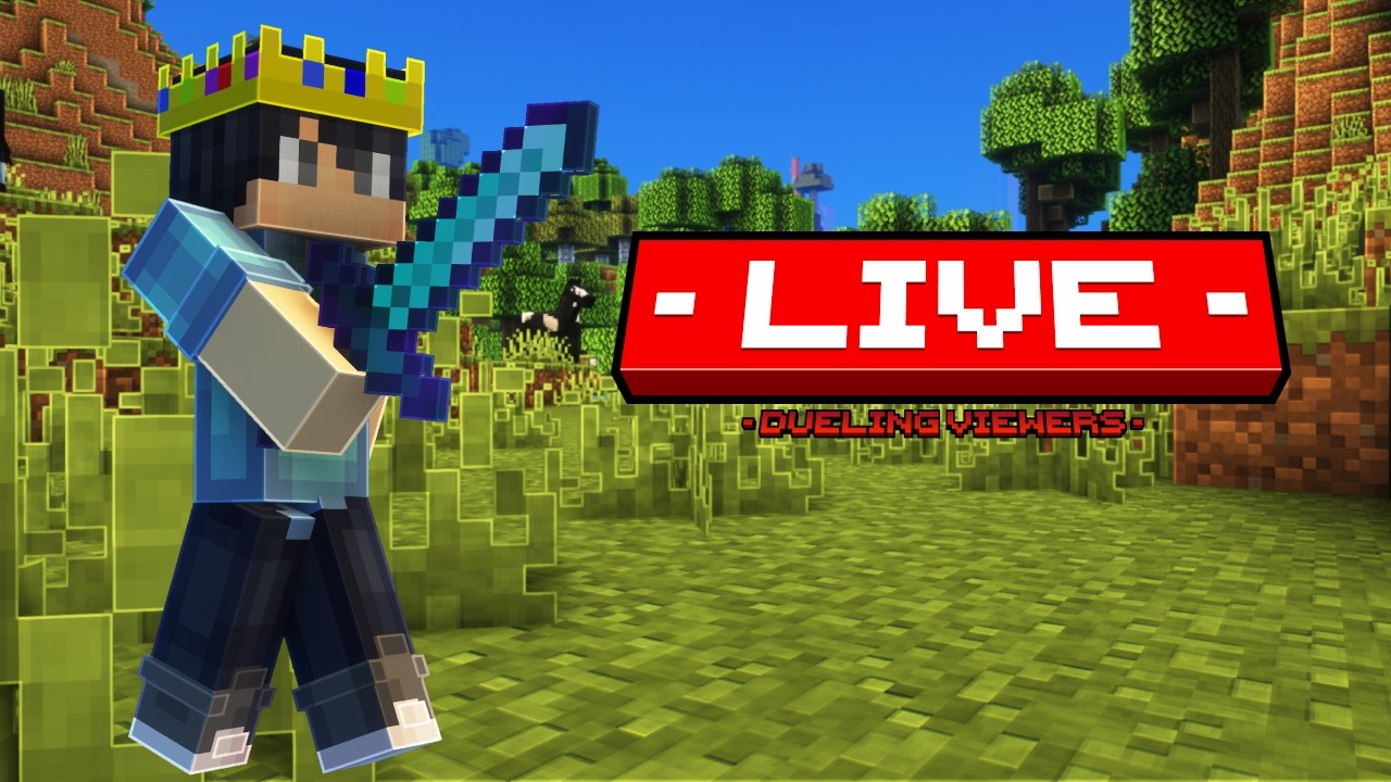 Dueling Viewers - MCPvP - LIVE - guys i might get banned