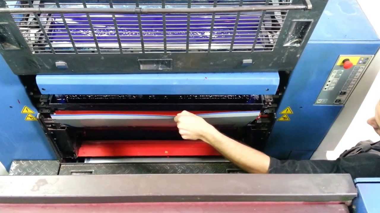 KBA RAPIDA 75 5+L 2007 plates changing