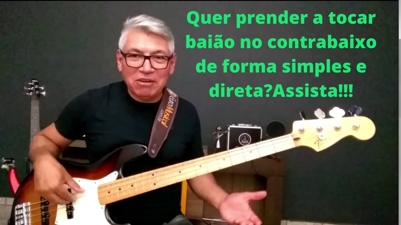 TOCAR BAIÃO NO CONTRABAIXO DE FORMA SIMPLES E DIRETA!!!