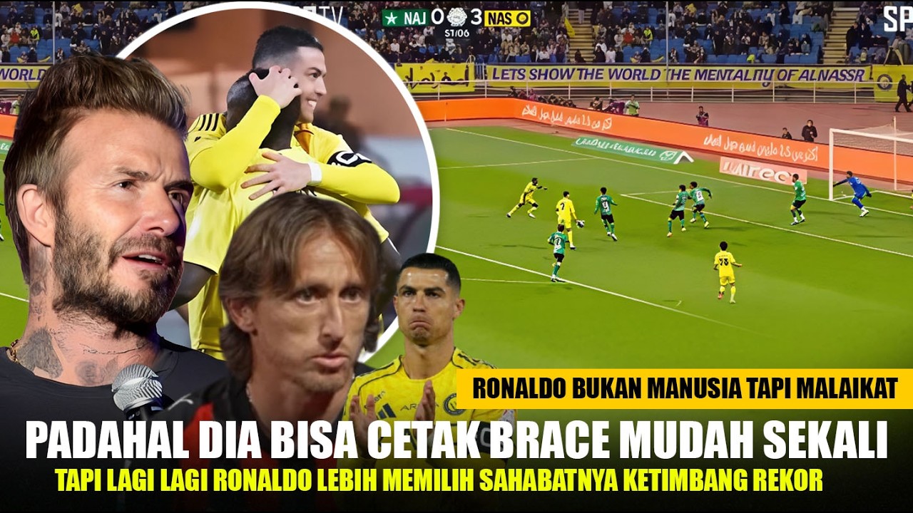Ini Alasan Haru Ronaldo Korbankan Golnya Demi Asisst Pada Mane!! Beckham & Modric: Dia Malaikat GOAT