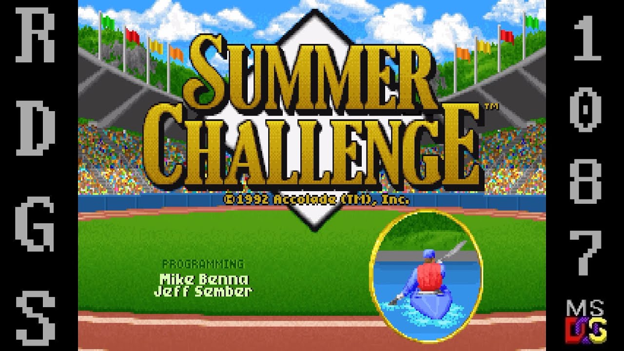Random DOS Game Show #1087: The Games: Summer Challenge (1992)