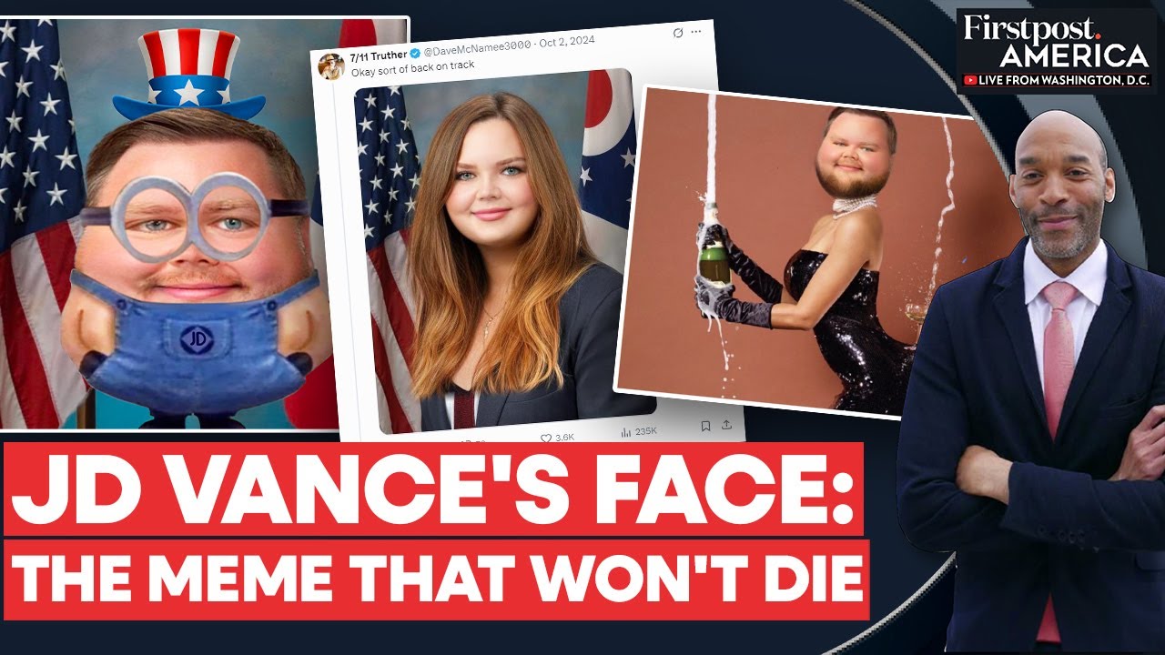 How JD Vance Became the Internet's Favourite Distorted Meme Face | Firstpost America | N18G