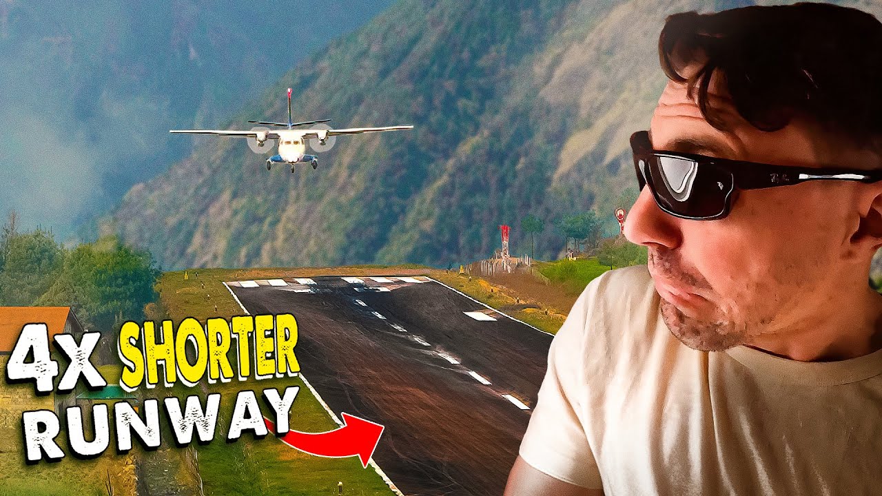 Flying into The World's Scariest Runway (EVEREST TREK BEGINS)