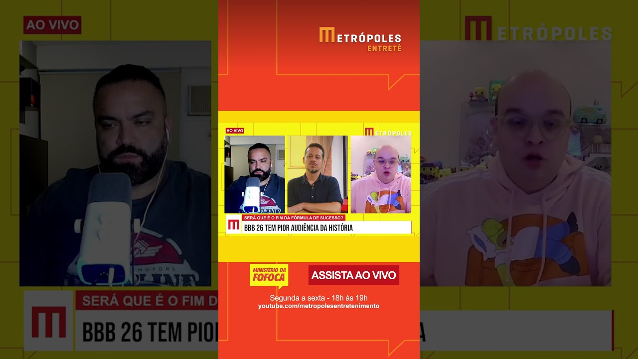 BBB 26: Baixa audi&ecirc;ncia reflete desempenho de outros programas da emissora