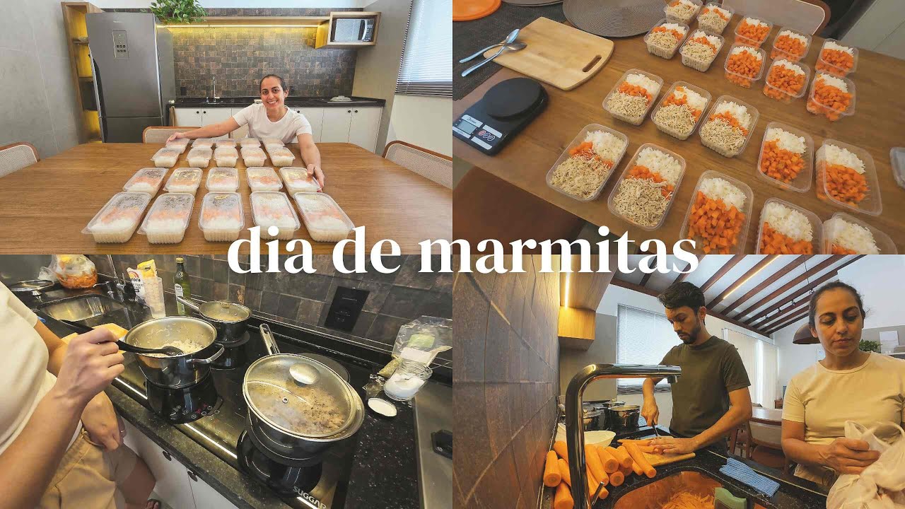 FAZENDO COMIDA PARA SEMANA TODA, MARMITAS, CARDÁPIO, CUSTOS