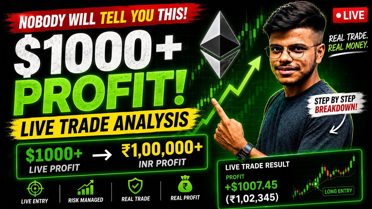 Ethereum Liquidity Zones Exposed: The Real Trading Blueprint | 1 LAKH PROFIT
