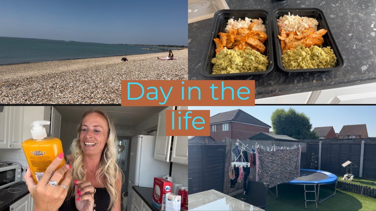 Spend the day with me at the beach and home bargains haul