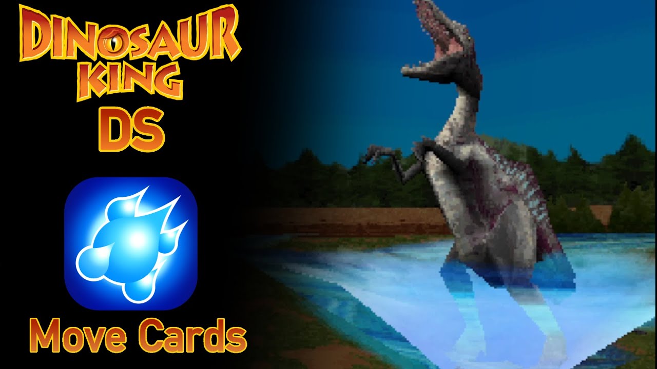 Dinosaur King DS: All WATER Move Cards!