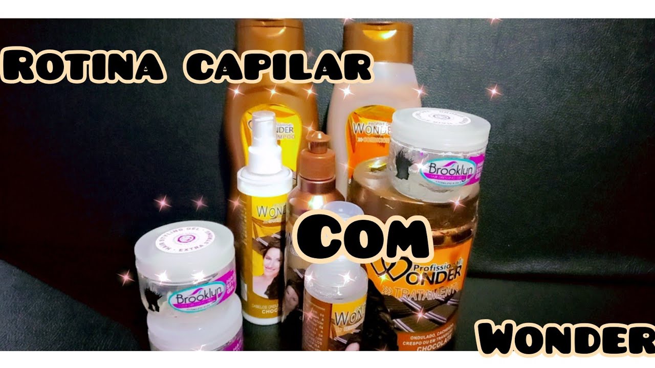 Rotina capilar com produtos da wonder|Donata cozinha