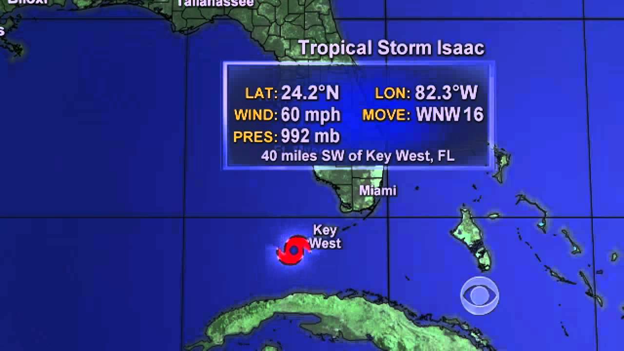 Isaac could reach Gulf Coast as category 2 hurricane