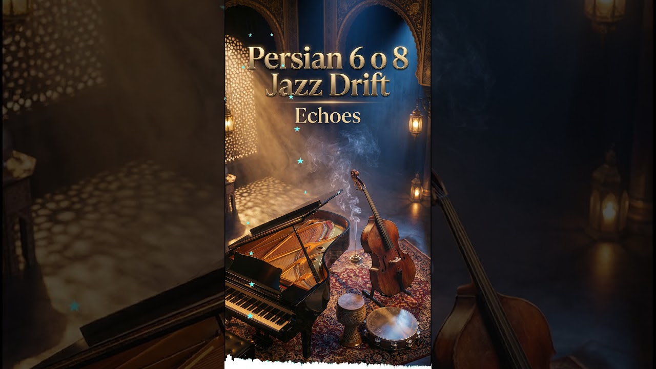 🥁 Upbeat World Jazz - Echoes - Persian 6 o 8 Jazz Drift | Exotic Piano & Percussion 🎹