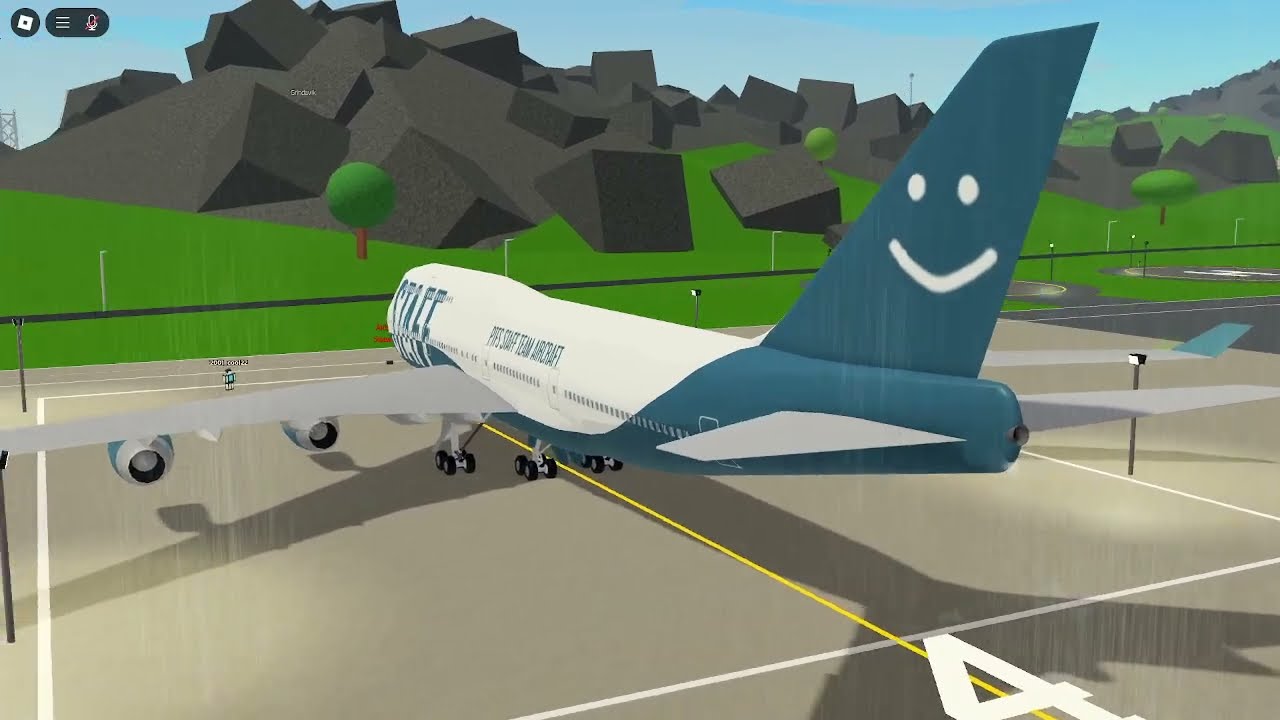 Flying the staff 747 from PTFS