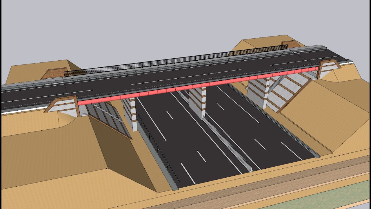 Pont dalle en béton armé