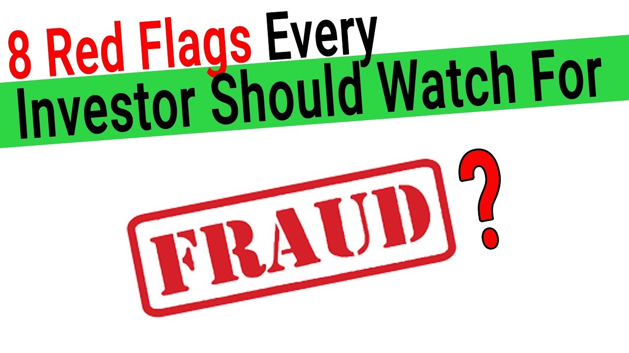 Find Weak Financials or Fraud - 8 Red FLAGS for Investors to Watch