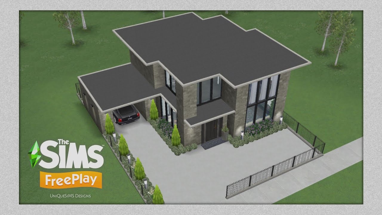HOUSE DESIGN | 2 BEDROOM HOUSE | The Sims FreePlay | House Tour | Floor Plans